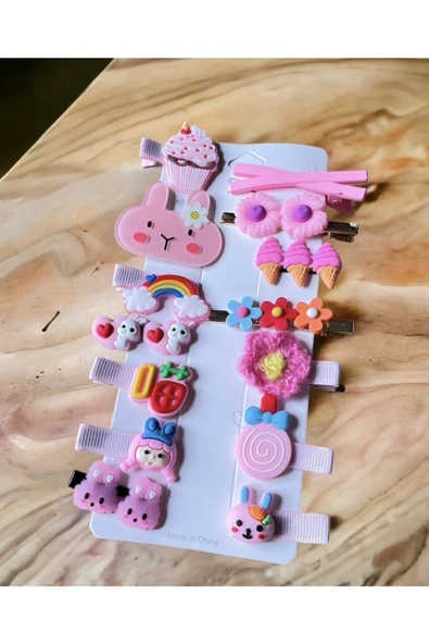 BATU GİYİM Kız Bebek Ve Çocuk Toka Seti ürün görseli 1