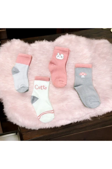 BATU GİYİM Kız bebek ve çocuk çorap seti ürün görseli 1