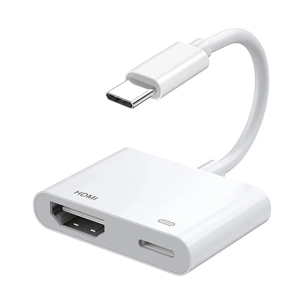 Type-C to Type-C PD100W + HDMI 4K@30Hz 2in1 Adaptör ürün görseli 1