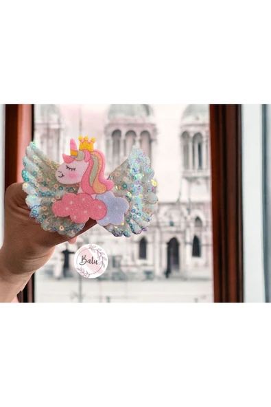 BATU GİYİM unicorn lastik toka ürün görseli 1