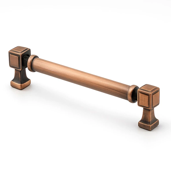 Talas 160 mm Düz Soft Antik Bakır Metal Kulp Mobilya Çekmece Dolap Kapak Kulpu Dayanıklı Kulpları ürün görseli 1