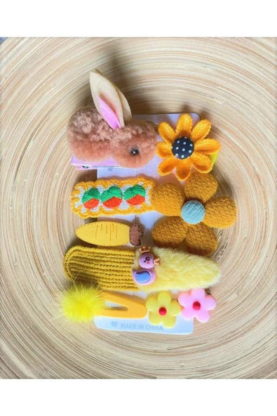 BATU GİYİM Kız Bebek Ve Kız Çocuk Toka Seti ürün görseli 1