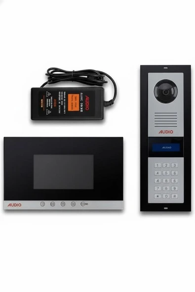 Audio 5 Daire Görüntülü Sistem Seti 4.3" (Siyah Şube) ürün görseli 1
