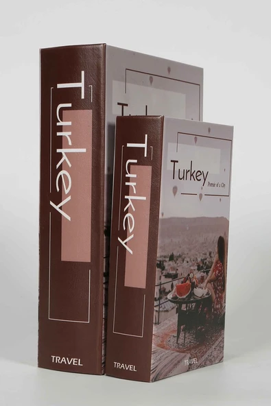 Vitale Turkey Kitap Kutu 27*18*7 cm AK.JI0069 ürün görseli 1