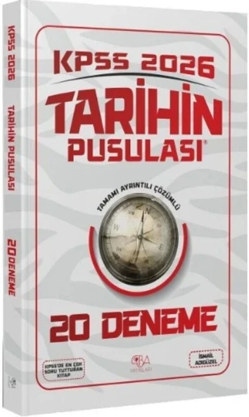 2026 KPSS Tarihin Pusulası 20 Deneme CBA Yayınları ürün görseli 1