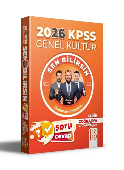 2026 Kpss Gk Tarih Coğrafya Vatandaşlık Sen Bilirsin Soru Cevap Benim Hocam ürün görseli 1