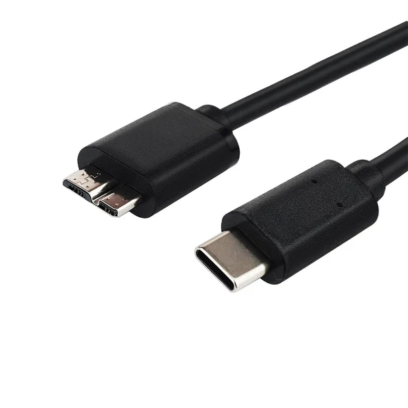 Type C to Micro Usb B Şarj ve Senkronizasyon Veri Aktarım Kablosu1m ürün görseli 1