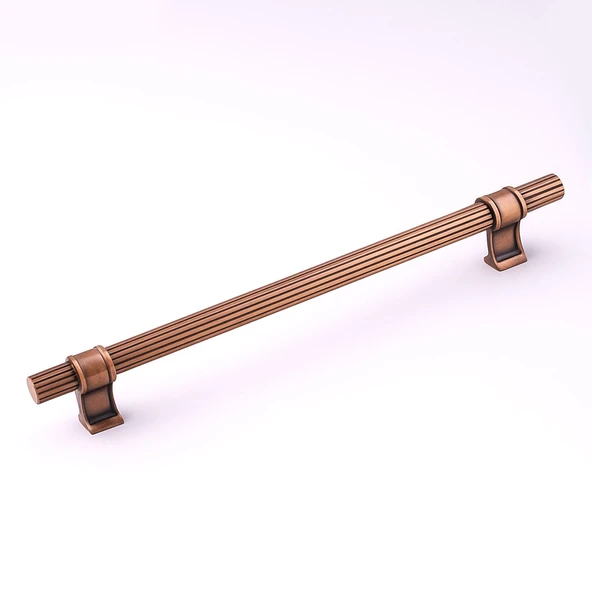 Hisar 320 mm Soft Antik Metal Çizgili Kulp Kulpu Kulpları Mobilya Çekmece Dolap Kapak Dayanıklı ürün görseli 1