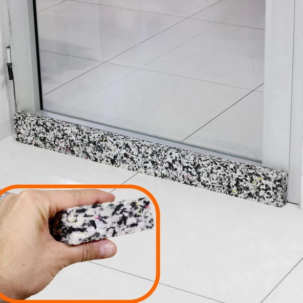 3 Adet Kapı Altı Rüzgar - Kapı Altı İzolasyon Süngeri Kapı Altı Eşik Süngeri Rüzgar Önleyici Sünger ürün görseli 1