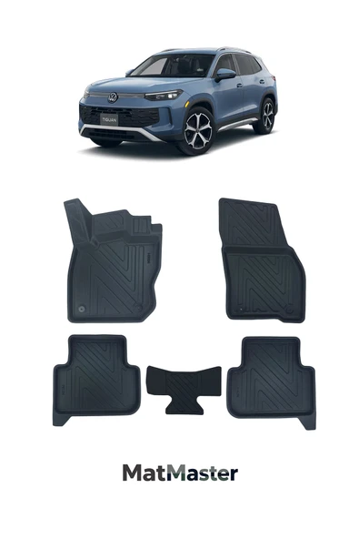 MatMaster Volkswagen Tiguan 2025 Model 5d Premium Ekstra Havuzlu Paspas ürün görseli 1