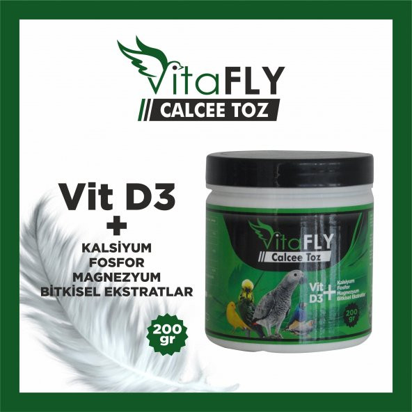 VitaFLY Calcee Toz 200 gr ürün görseli 1