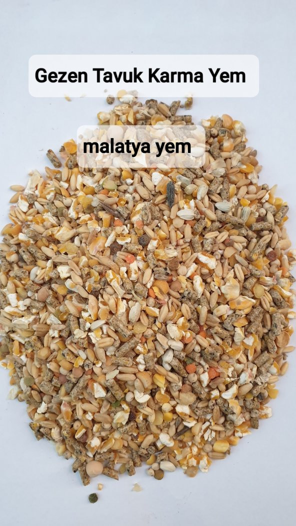 14ÇEŞİT ÖZEL KARIŞIK GEZEN TAVUK YEMİ 25KG ürün görseli 1