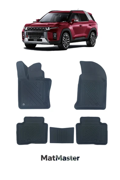 MatMaster Ssangyong Torres Benzinli 2024 Model 5d Premium Ekstra Havuzlu Paspas ürün görseli 1