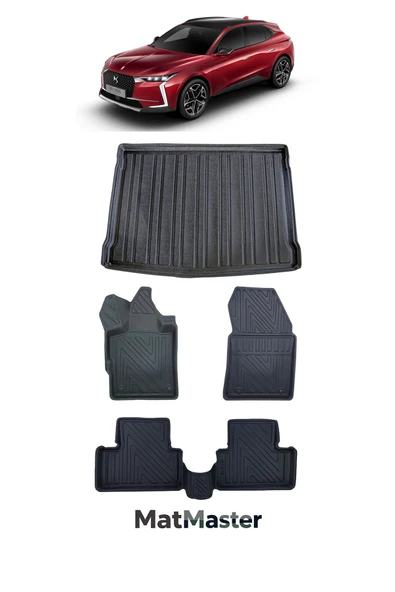 MatMaster DS4 2024 Model 5D Premium Ekstra Havuzlu Paspas Ve Bagaj Havuzu Set ürün görseli 1
