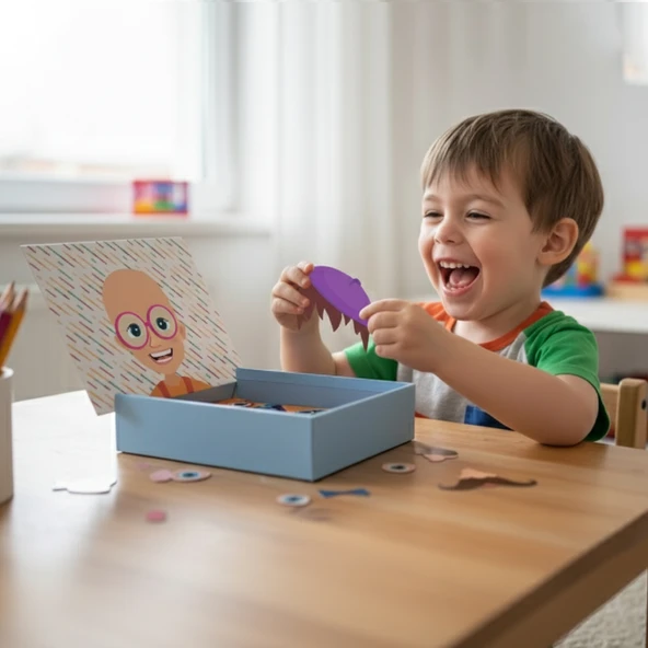 Funcy MAGNETİK FACEMİX KUTU OYUNU - Resim 3