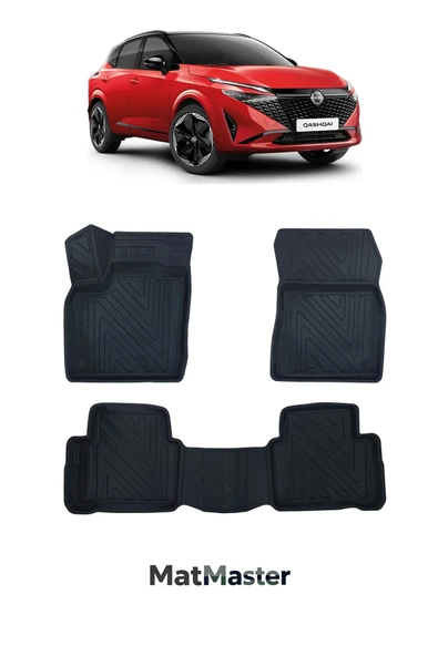 MatMaster Nissan Qashqai E-Power 2026 Model 5d Premium Ekstra Havuzlu Paspas ürün görseli 1