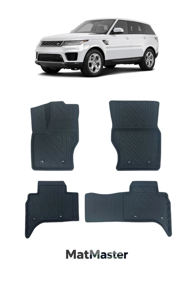MatMaster Range Rover Sport 2019 Model 5d Premium Ekstra Havuzlu Paspas ürün görseli 1