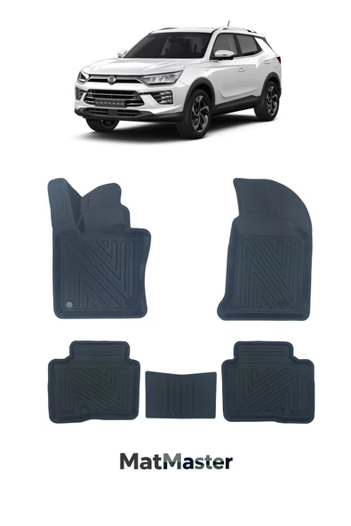 MatMaster Ssangyong Korando 2025 Model 5d Premium Ekstra Havuzlu Paspas ürün görseli 1