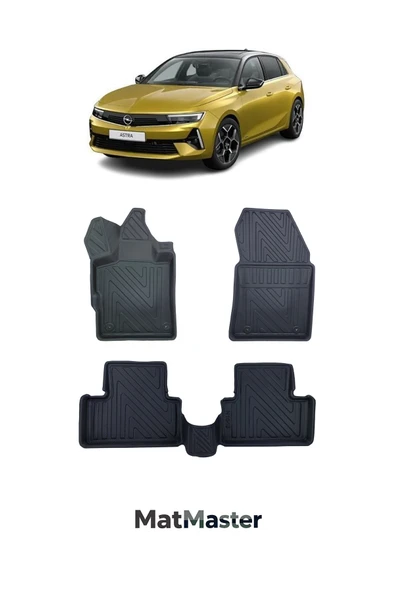 MatMaster Opel Astra L 2023 Model 5D ELstra Havuzlu Paspas ürün görseli 1