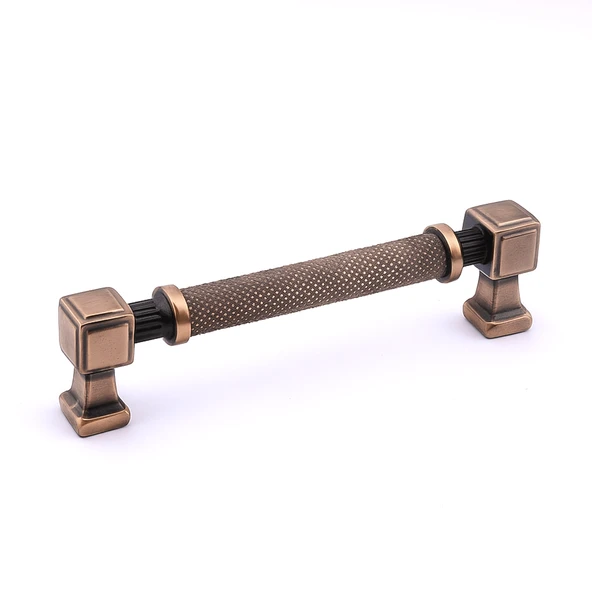 Talas Tırtıklı 128 mm Soft Antik Metal Kulp Mobilya Çekmece Dolap Kapak Kulpu Dayanıklı Kulbu Kulpları ürün görseli 1