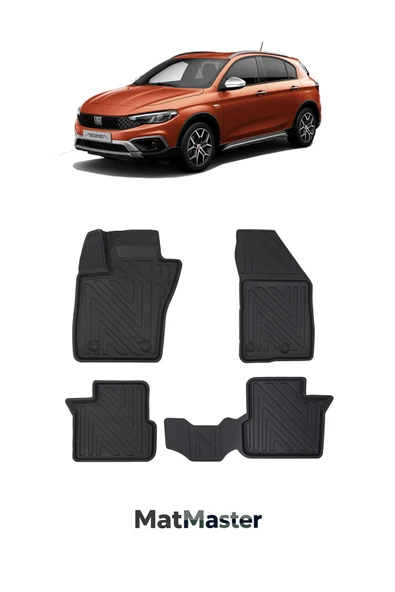 MatMaster Fiat Egea Cross Station Wagon 2025 Model 5D Ekstra Havuzlu Paspas ürün görseli 1