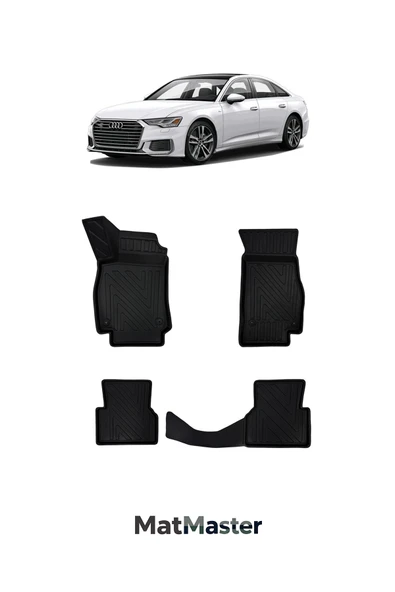 MatMaster Audi A6 2019 Model 5D Ekstra Havuzlu Paspas ürün görseli 1
