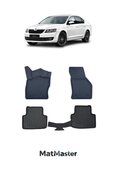 MatMaster Skoda Octavia 2013 Model 5D Ekstra Havuzlu Paspas ürün görseli 1