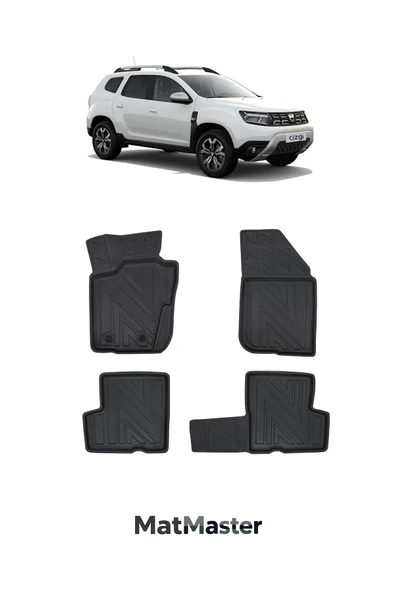 MatMaster Dacia Duster 4x2 2016 Model 5D Ekstra Havuzlu Paspas ürün görseli 1