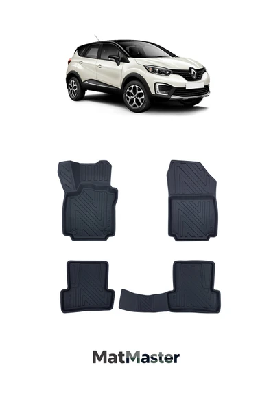 MatMaster Renault Captur 2019 Model 5D Ekstra Havuzlu Paspas ürün görseli 1