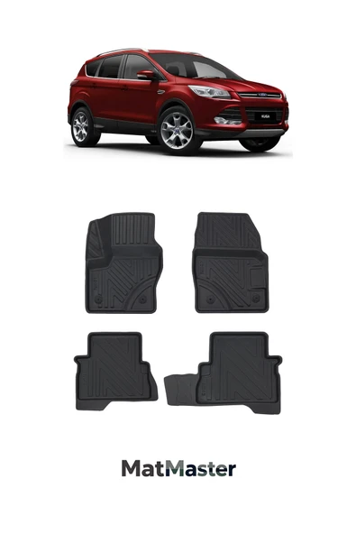 MatMaster Ford Kuga 2012 Model 5D Ekstra Havuzlu Paspas ürün görseli 1