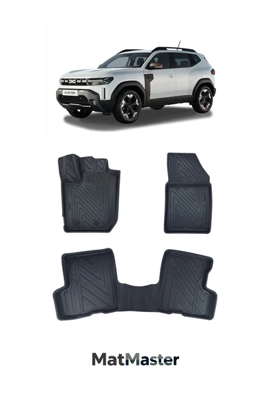 MatMaster Dacia Duster 4x4 2024 Model 5D Ekstra Havuzlu Paspas ürün görseli 1