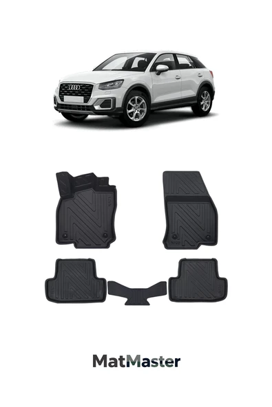 MatMaster Audi Q2 2022 Model 5D Ekstra Havuzlu Paspas ürün görseli 1