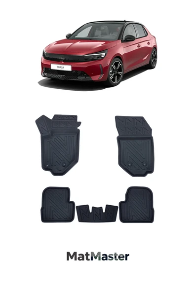 MatMaster Opel Corsa F 2020 Model 5D Ekstra Havuzlu Paspas ürün görseli 1