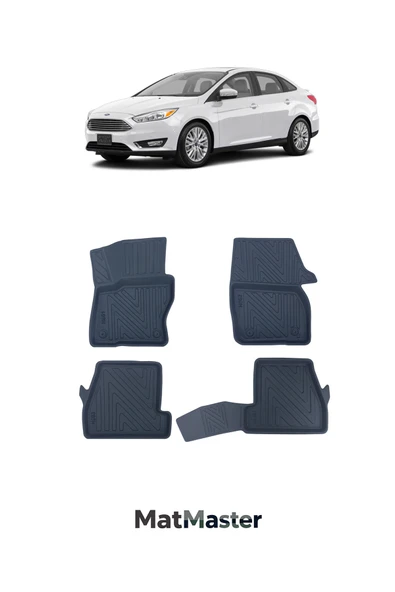 MatMaster Ford Focus 2017 Model 5D Ekstra Havuzlu Paspas ürün görseli 1