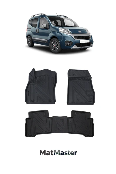 MatMaster Fiat Fiorino 2024 Model 5D Ekstra Havuzlu Paspas ürün görseli 1