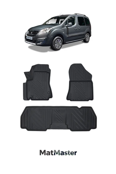 MatMaster Peugeot Partner 2009 Model 5D Ekstra Havuzlu Paspas ürün görseli 1