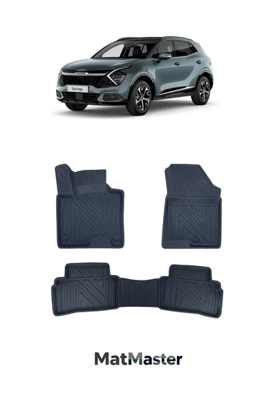 MatMaster Kia Sportage 2023 Model 5D Ekstra Havuzlu Paspas ürün görseli 1