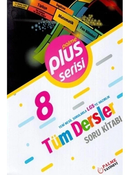 PALME 8.SINIF PLUS TÜM DERSLER SORU KİTABI *YENİ* ürün görseli 1