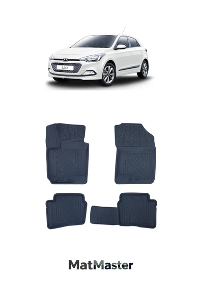 MatMaster Hyundai i20 2016 Model 5D Ekstra Havuzlu Paspas ürün görseli 1