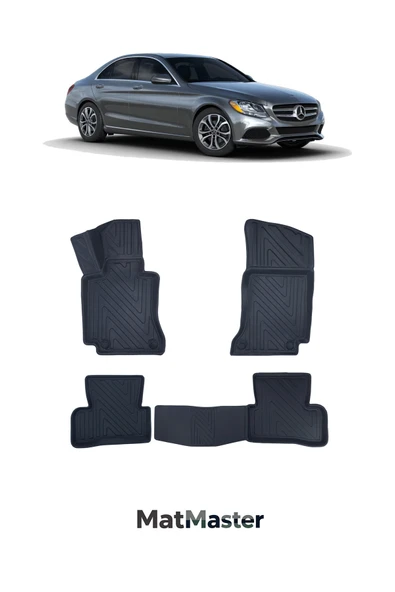 MatMaster Mercedes C Serisi W205 2019 Model 5D Ekstra Havuzlu Paspas ürün görseli 1