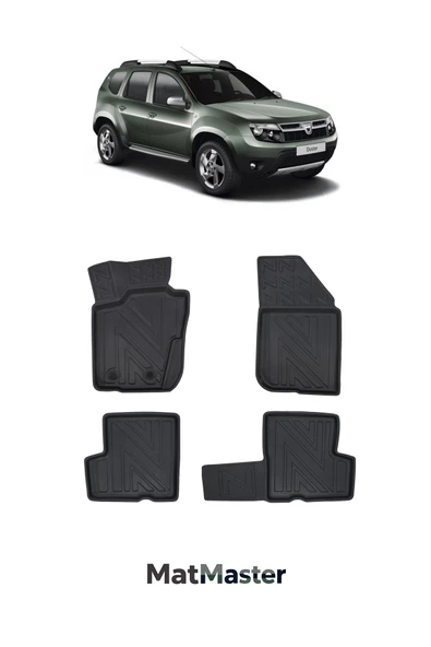 MatMaster Dacia Duster 4x4 2010 Model 5D Ekstra Havuzlu Paspas ürün görseli 1