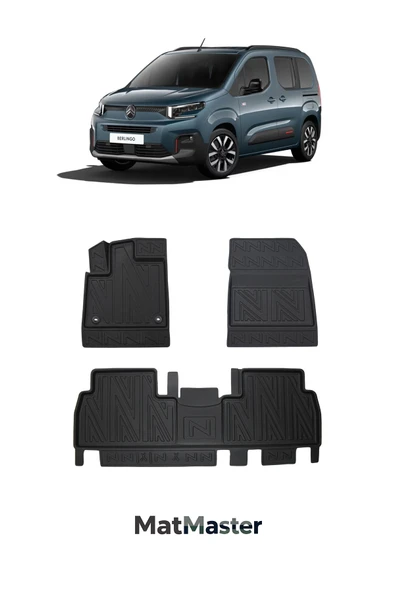 MatMaster Citroen Berlingo 2019 Model 5D Ekstra Havuzlu Paspas ürün görseli 1