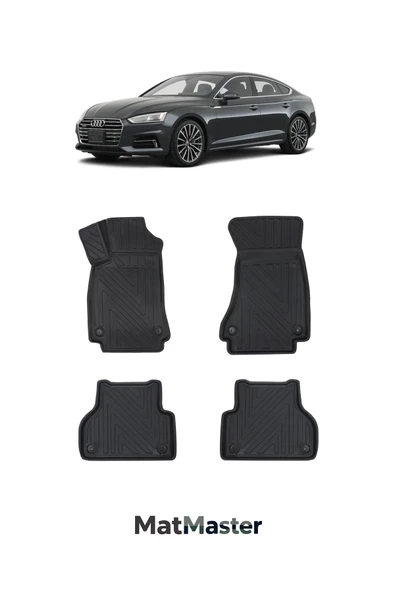 MatMaster Audi A5 2022 Model 5D Ekstra Havuzlu Paspas ürün görseli 1