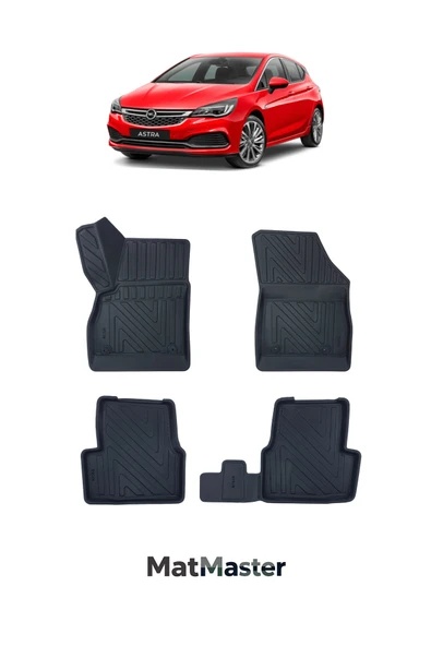 MatMaster Opel Astra K 2020 Model 5D Ekstra Havuzlu Paspas ürün görseli 1
