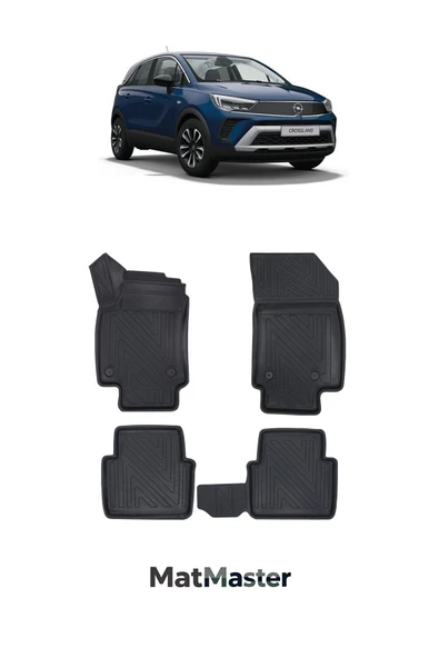 MatMaster Opel Crossland 2020 Model 5D Ekstra Havuzlu Paspas ürün görseli 1