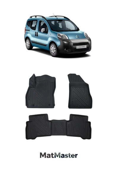 MatMaster Citroen Nemo 2016 Model 5D Ekstra Havuzlu Paspas ürün görseli 1
