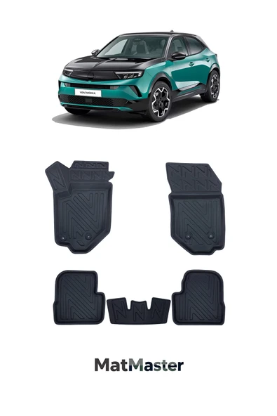 MatMaster Opel Mokka 2021 Model 5D Ekstra Havuzlu Paspas ürün görseli 1