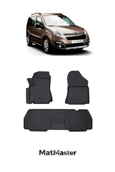MatMaster Citroen Berlingo 2018 Model 5D Ekstra Havuzlu Paspas ürün görseli 1
