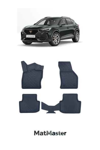 MatMaster Cupra Formentor 2020 Model 5D Ekstra Havuzlu Paspas ürün görseli 1
