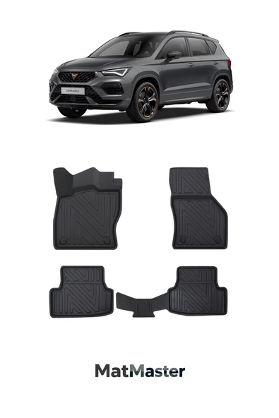 MatMaster Cupra Ateca 2024 Model 5D Ekstra Havuzlu Paspas ürün görseli 1
